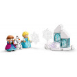 il castello di ghiaccio di frozen - lego 10899