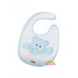 Bavaglino Orso Cremino azzurro