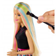 Barbie acconciature colorate