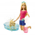 Barbie e il bagnetto dei cuccioli