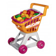 Carrello spesa - carrello con cestino e frutta