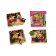 Masha puzzle legno cm 20x20