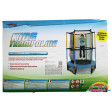 Trampolino con protezioni cm 140