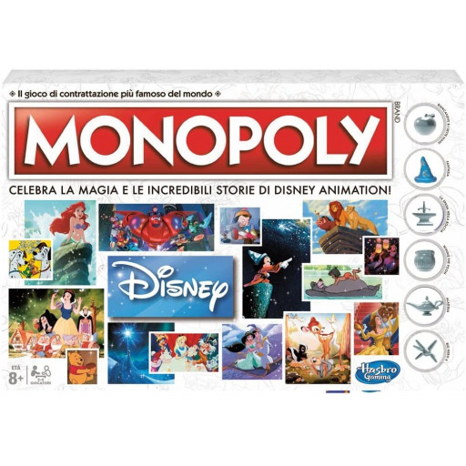WALT DISNEY ANIMATION MONOPOLY