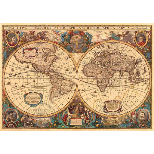 17411 Antico Mappamondo