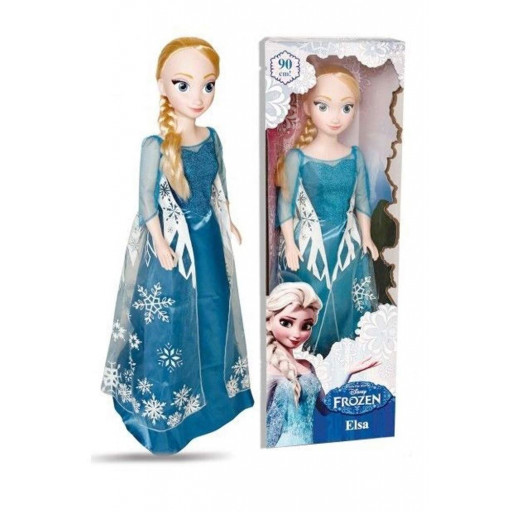 Frozen gigante cm. 90 - elsa bambola per bambine