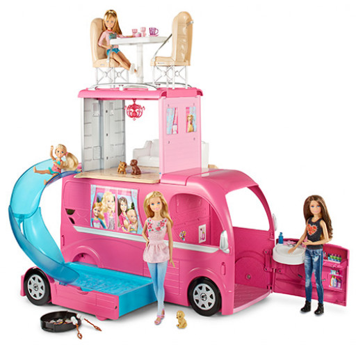 Camper + Barbie e Sorelline