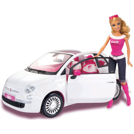 Barbie e la sua Fiat 500