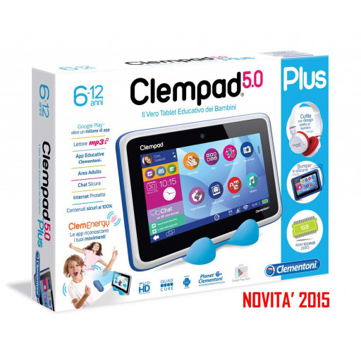 Clempad 5.0 hd plus 6-12 + cuffie