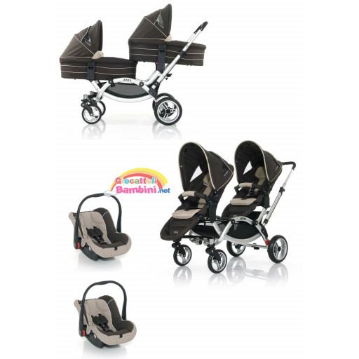 Gemellare Zoom Trio sand-dark brown