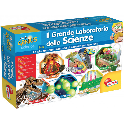 Piccolo genio il grande laboratorio delle scienze