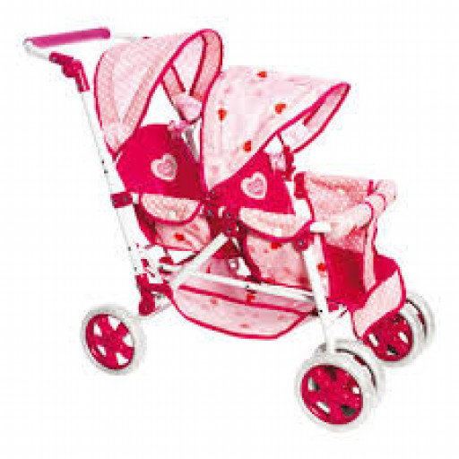 Passeggino gemellare love bebe'