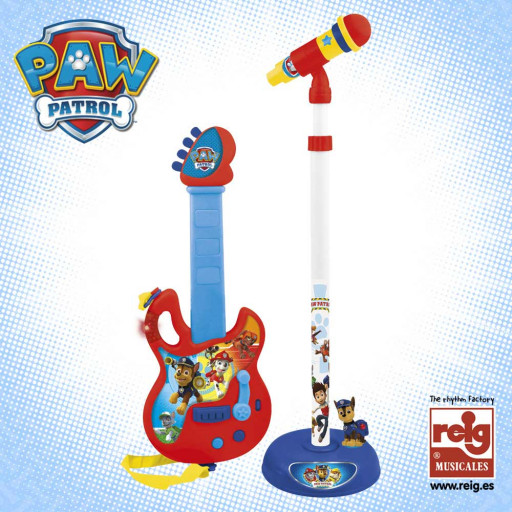 Chitarra con microfono paw patrol