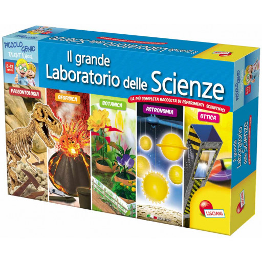 Piccolo genio grande laboratorio scienze