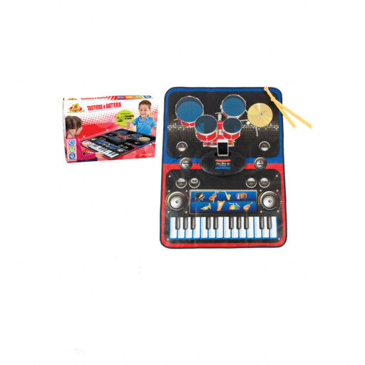 Tappeto tastiera e batteria