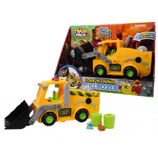 Trash pack bulldozer