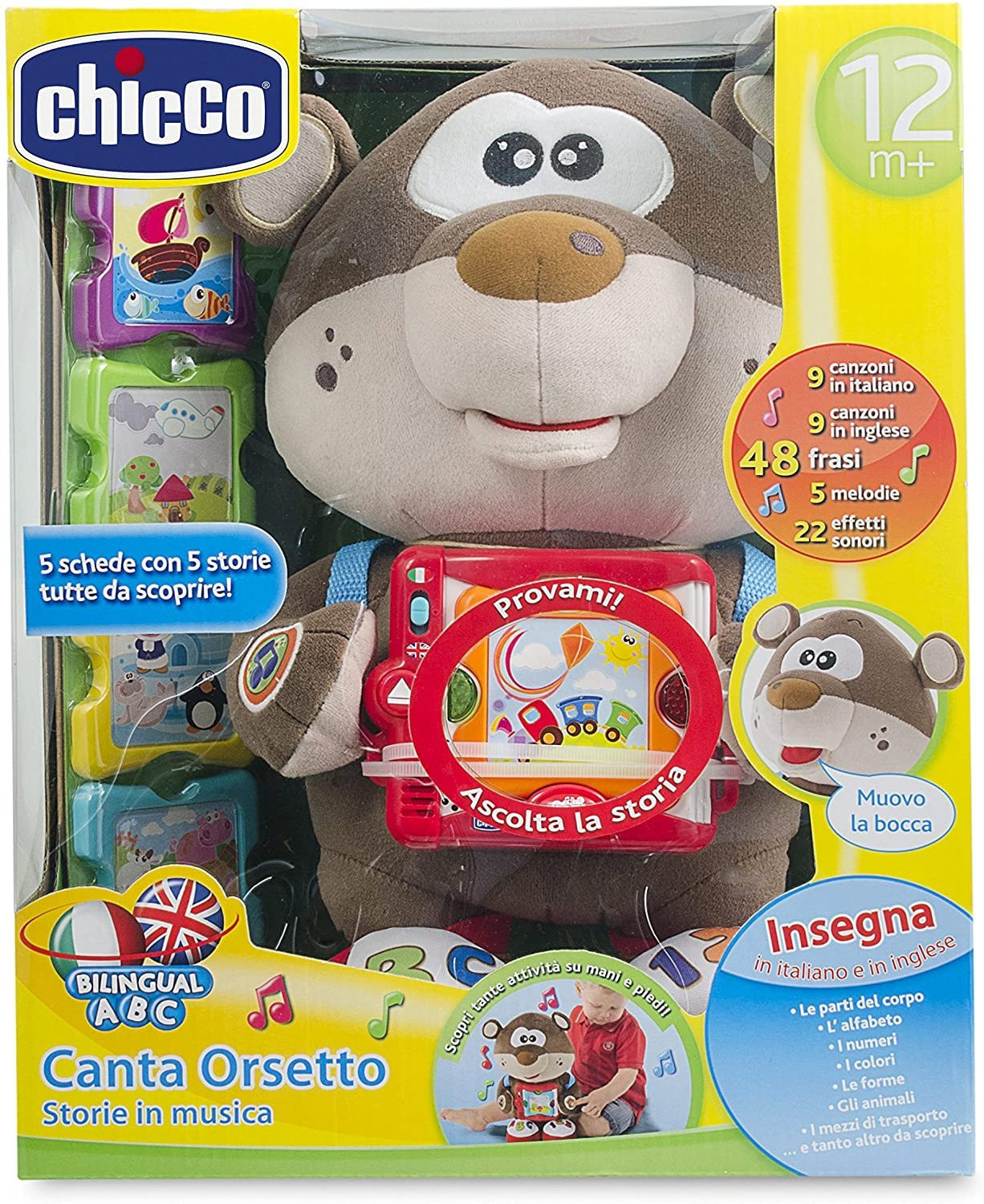 Peluche Chicco Orso Cantastorie Orso Cantastorie Chicco