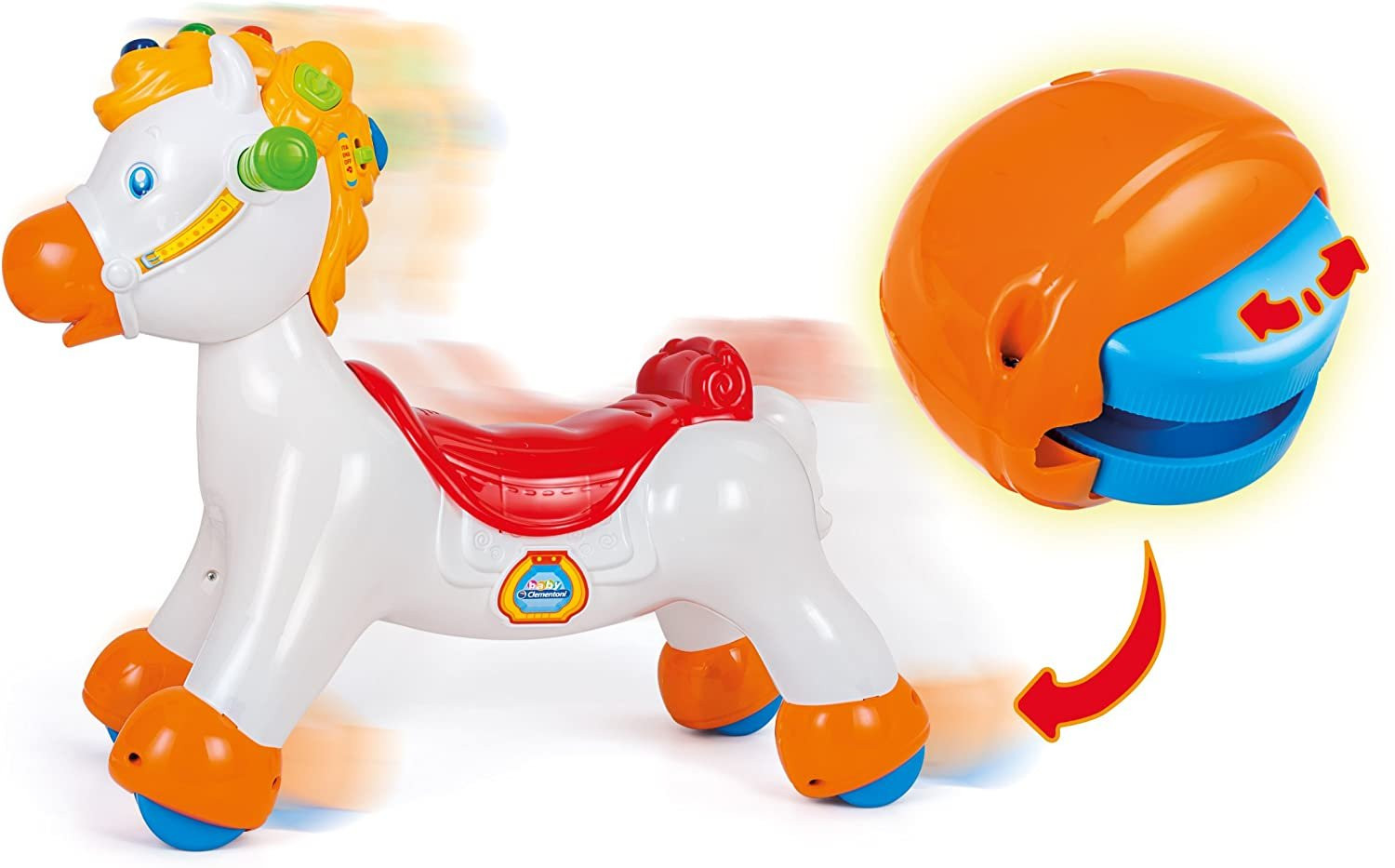 Toys Rodeo Clementoni Horse Ride On Martino Cavallino Baby