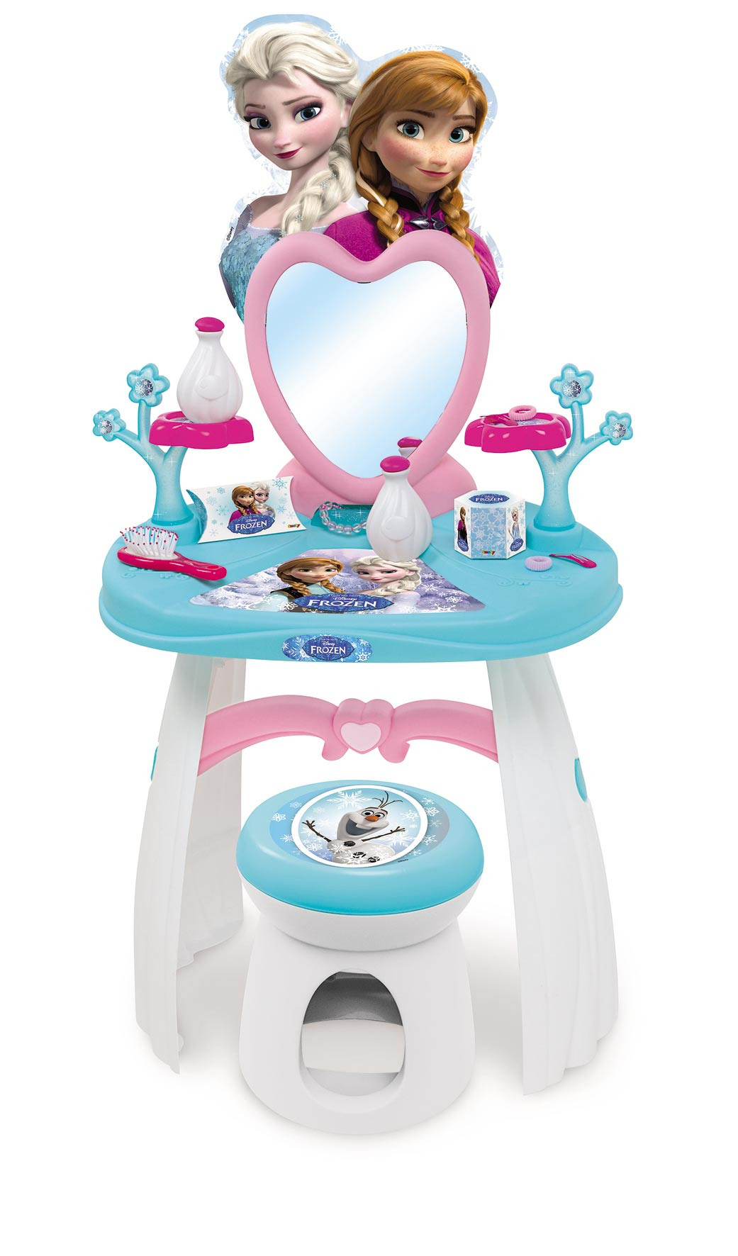 Vespoli giocattoli - SIMBA SPECCHIERA FROZEN 2 IN 1 CON 10 ACCESSORI SMOBY