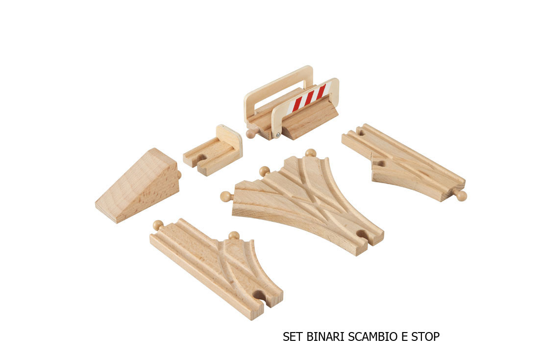 Play Tive Junior Trenino THE TWIDDLERS Set Binari Trenino Di Legno