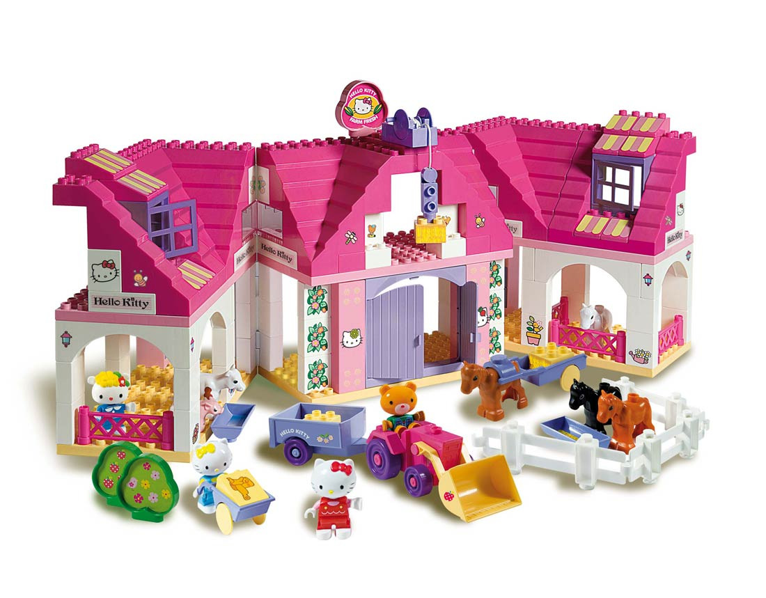 HOT Kitty Huis Duplo Hello Kitty House Casita Lego Lego Duplo