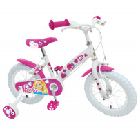 Bicicletta Barbie bianca 14"