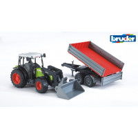 Claas nectis 267 con benna e rimorchio