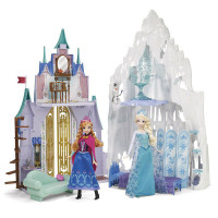 Frozen castello e palazzo di ghiaccio