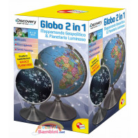 Mappamondo e Planetario 2 in 1