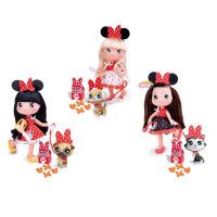 I love minnie bambola e cucciolo