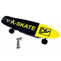 Skateboard Rider Electric giallo