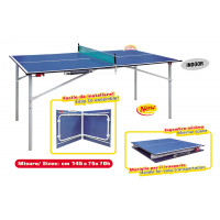 minitavolo ping pong pieghevole