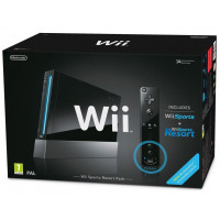 Wii Console Black + Telecomando Plus