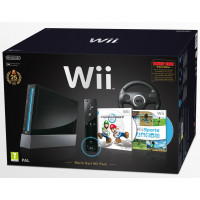 Wii Console Mario Kart Black